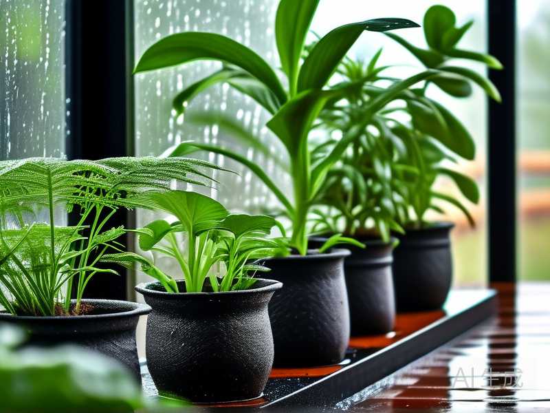 How to adjust pot drainage for rainy indoor weather